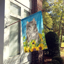 Load image into Gallery viewer, Ragamuffin in Sunflowers Flag Canvas House Size CK3156CHF