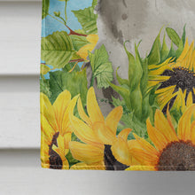 Load image into Gallery viewer, Ragamuffin in Sunflowers Flag Canvas House Size CK3156CHF