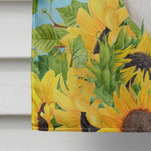 Load image into Gallery viewer, Scottish Fold in Sunflowers Flag Canvas House Size CK3158CHF