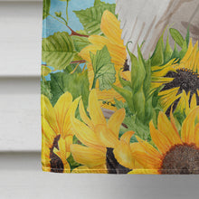 Load image into Gallery viewer, Siberian in Sunflowers Flag Canvas House Size CK3160CHF