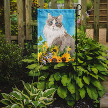 Load image into Gallery viewer, Siberian in Sunflowers Garden Flag - Outdoor Decorative Yard Flag CK3160GF