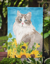 Load image into Gallery viewer, Siberian in Sunflowers Garden Flag - Outdoor Decorative Yard Flag CK3160GF
