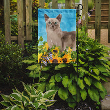 Load image into Gallery viewer, Tonkinese in Sunflowers Garden Flag - Outdoor Decorative Yard Flag CK3161GF