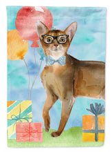 Load image into Gallery viewer, Abyssinian Happy Birthday Flag Canvas House Size CK3162CHF