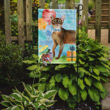 Load image into Gallery viewer, Abyssinian Happy Birthday Garden Flag - Outdoor Decorative Yard Flag CK3162GF