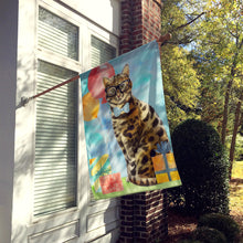 Load image into Gallery viewer, Bengal Happy Birthday Flag Canvas House Size CK3165CHF