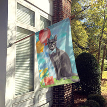 Load image into Gallery viewer, Blue Russian Happy Birthday Flag Canvas House Size CK3166CHF