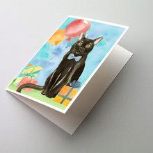Load image into Gallery viewer, Bombay Happy Birthday Greeting Cards -  Blank Note Cards – 8-Pack of Artist-Designed Cards with Envelopes