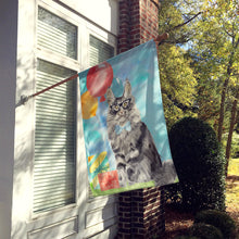 Load image into Gallery viewer, Maine Coon Happy Birthday Flag Canvas House Size CK3169CHF