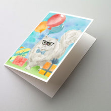 Load image into Gallery viewer, Persian Happy Birthday Greeting Cards -  Blank Note Cards – 8-Pack of Artist-Designed Cards with Envelopes