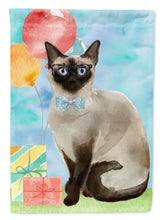 Load image into Gallery viewer, Siamese Happy Birthday Flag Canvas House Size CK3174CHF