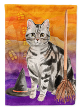 Load image into Gallery viewer, American Shorthair Halloween Flag Canvas House Size CK3179CHF