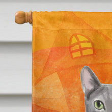 Load image into Gallery viewer, Blue Russian Halloween Flag Canvas House Size CK3181CHF