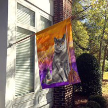 Load image into Gallery viewer, British Shorthair Halloween Flag Canvas House Size CK3183CHF