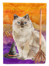 Load image into Gallery viewer, Ragdoll Halloween Flag Canvas House Size CK3187CHF