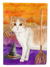 Load image into Gallery viewer, Scottish Fold Halloween Flag Canvas House Size CK3188CHF
