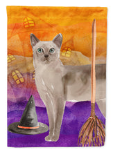 Load image into Gallery viewer, Tonkinese Halloween Flag Canvas House Size CK3191CHF