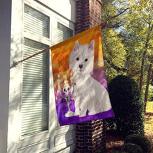 Load image into Gallery viewer, Hallween Westie Flag Canvas House Size CK3193CHF