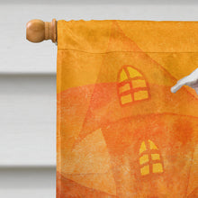 Load image into Gallery viewer, Hallween White Staffordshire Bull Terrier Flag Canvas House Size CK3195CHF