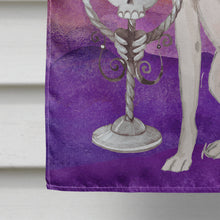 Load image into Gallery viewer, Hallween White Staffordshire Bull Terrier Flag Canvas House Size CK3195CHF