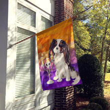Load image into Gallery viewer, Hallween Tricolor Cavalier Spaniel Flag Canvas House Size CK3201CHF