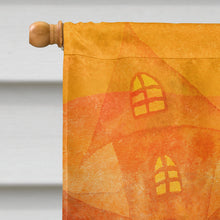 Load image into Gallery viewer, Hallween Black and Tan Dachshund Flag Canvas House Size CK3204CHF