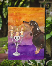 Load image into Gallery viewer, Hallween Black and Tan Dachshund Garden Flag - Outdoor Decorative Yard Flag CK3204GF