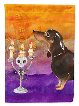 Load image into Gallery viewer, Hallween Black and Tan Dachshund Garden Flag - Outdoor Decorative Yard Flag CK3204GF