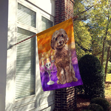 Load image into Gallery viewer, Hallween Brown Cockapoo Flag Canvas House Size CK3208CHF