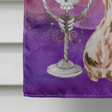 Load image into Gallery viewer, Hallween Chocolate Parti Cocker Spaniel Flag Canvas House Size CK3211CHF