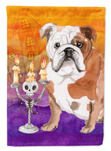 Load image into Gallery viewer, Hallween English Bulldog Flag Canvas House Size CK3215CHF
