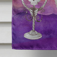 Load image into Gallery viewer, Hallween Silver Poodle Flag Canvas House Size CK3219CHF