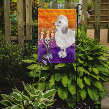 Load image into Gallery viewer, Hallween Silver Poodle Garden Flag - Outdoor Decorative Yard Flag CK3220GF