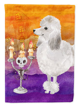 Load image into Gallery viewer, Hallween Silver Poodle Garden Flag - Outdoor Decorative Yard Flag CK3220GF