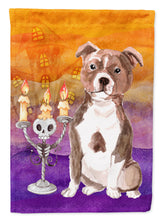 Load image into Gallery viewer, Hallween Red Staffie Bull Garden Flag - Outdoor Decorative Yard Flag CK3226GF