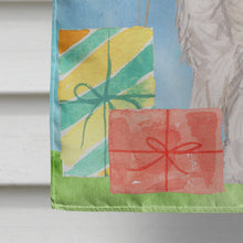 Load image into Gallery viewer, Happy Birthday Westie Flag Canvas House Size CK3228CHF