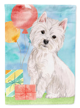 Load image into Gallery viewer, Happy Birthday Westie Garden Flag - Outdoor Decorative Yard Flag CK3228GF