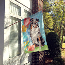 Load image into Gallery viewer, Happy Birthday Australian Shepherd Flag Canvas House Size CK3231CHF