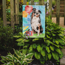 Load image into Gallery viewer, Happy Birthday Australian Shepherd Garden Flag - Outdoor Decorative Yard Flag CK3231GF