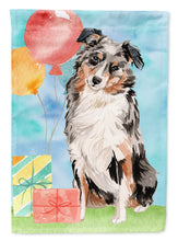 Load image into Gallery viewer, Happy Birthday Australian Shepherd Garden Flag - Outdoor Decorative Yard Flag CK3231GF