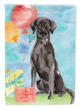 Load image into Gallery viewer, Happy Birthday Black Labrador Retriever Garden Flag - Outdoor Decorative Yard Flag CK3232GF