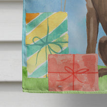Load image into Gallery viewer, Happy Birthday Chocolate Labrador Retriever Flag Canvas House Size CK3234CHF