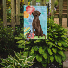 Load image into Gallery viewer, Happy Birthday Chocolate Labrador Retriever Garden Flag - Outdoor Decorative Yard Flag CK3234GF