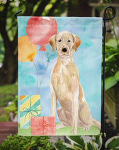 Load image into Gallery viewer, Happy Birthday Yellow Labrador Retriever Garden Flag - Outdoor Decorative Yard Flag CK3235GF