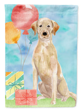 Load image into Gallery viewer, Happy Birthday Yellow Labrador Retriever Garden Flag - Outdoor Decorative Yard Flag CK3235GF