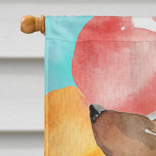 Load image into Gallery viewer, Happy Birthday Red Dachshund Flag Canvas House Size CK3240CHF