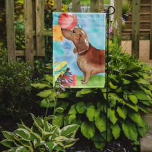 Load image into Gallery viewer, Happy Birthday Red Dachshund Garden Flag - Outdoor Decorative Yard Flag CK3240GF