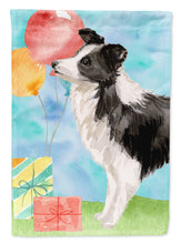 Load image into Gallery viewer, Happy Birthday Border Collie Flag Canvas House Size CK3242CHF