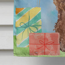 Load image into Gallery viewer, Happy Birthday Brown Cockapoo Flag Canvas House Size CK3243CHF