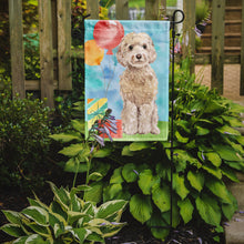 Load image into Gallery viewer, Happy Birthday Champagne Cockapoo Garden Flag - Outdoor Decorative Yard Flag CK3244GF